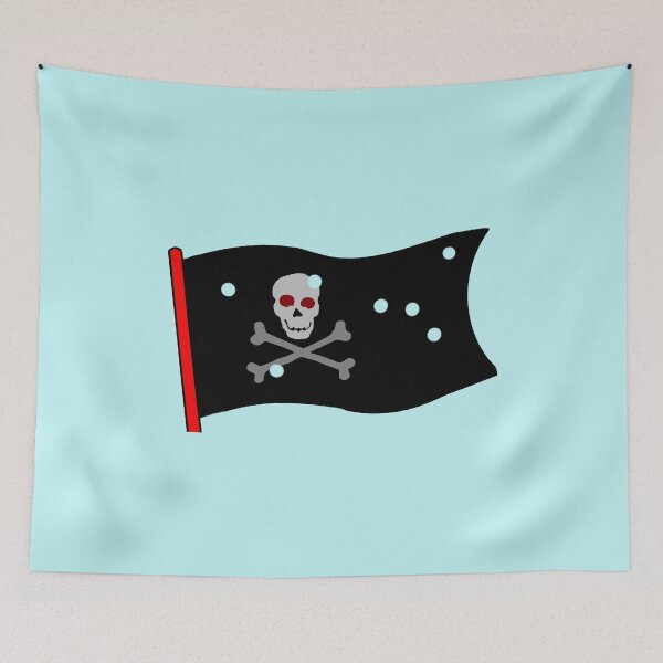 Item preview, black pirate flag designed and sold by loiret1958.