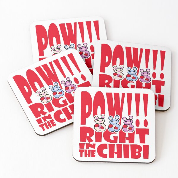 Item preview, POW!!! Right in the Three Chibis  designed and sold by Carbon-Fibre Media.