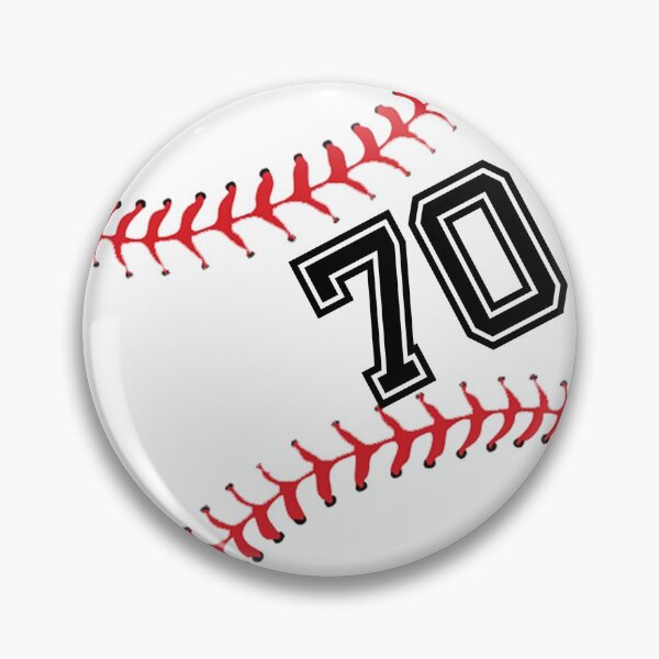 Item preview, Baseball Player Jersey No 70 Back Number #70 Ball Sport Sticker Gift designed and sold by theshirtinator.