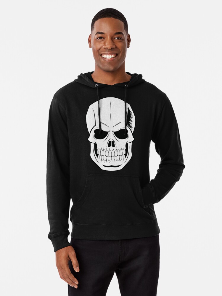 skull face hoodie
