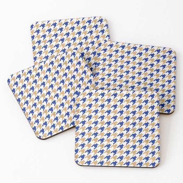 Item preview, Houndstooth – Navy & Gold Palette designed and sold by Cat Coquillette.