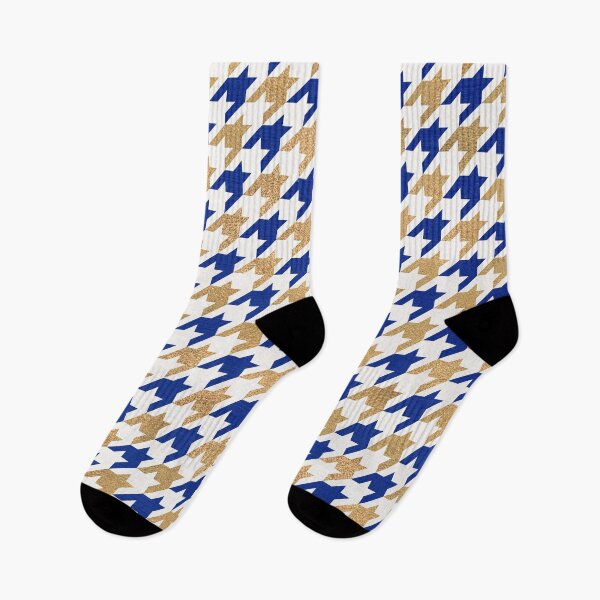 Item preview, Houndstooth – Navy & Gold Palette designed and sold by Cat Coquillette.