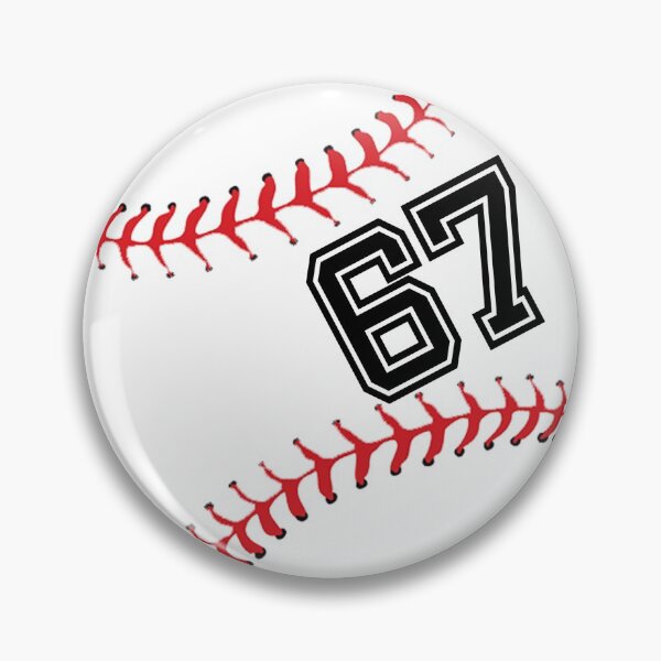 Item preview, Baseball Player Jersey No 67 Back Number #67 Ball Sport Sticker Gift designed and sold by theshirtinator.