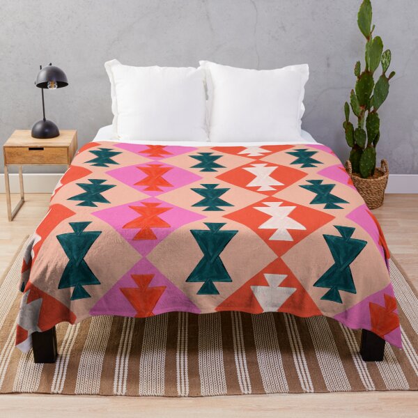 Item preview, Azerbaijan Pattern – Pink & Teal designed and sold by Cat Coquillette.
