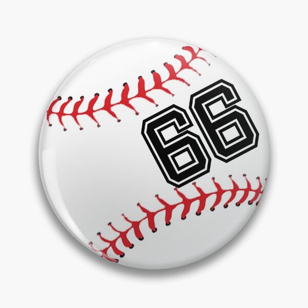 Item preview, Baseball Player Jersey No 66 Back Number #66 Ball Sport Sticker Gift designed and sold by theshirtinator.