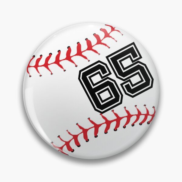 Item preview, Baseball Player Jersey No 65 Back Number #65 Ball Sport Sticker Gift designed and sold by theshirtinator.