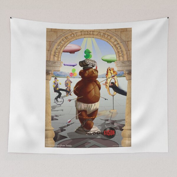 Item preview, Student Loan Debt Teddy designed and sold by 1Artdude.