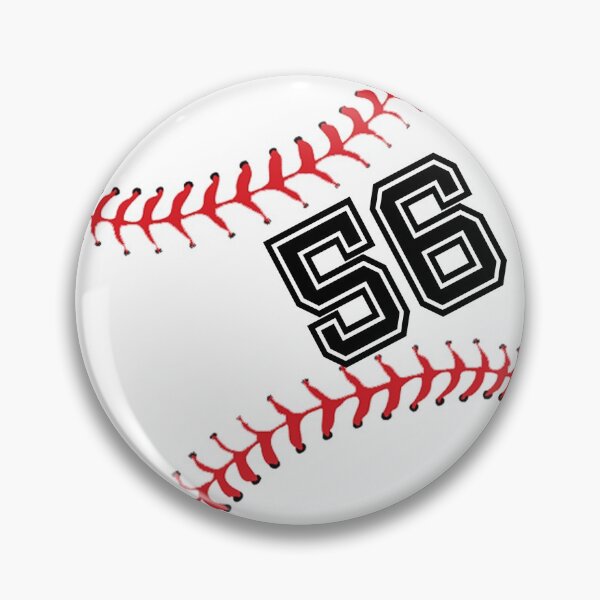 Item preview, Baseball Player Jersey No 56 Back Number #56 Ball Sport Sticker Gift designed and sold by theshirtinator.