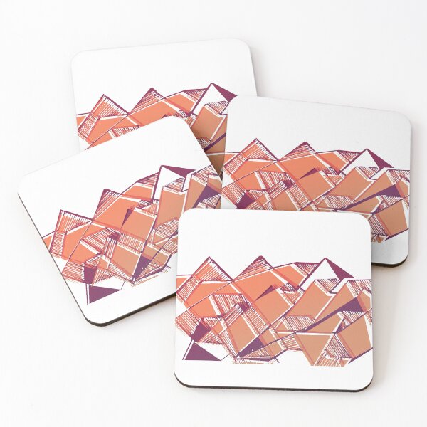 Item preview, Geometric pattern triangles pink designed and sold by Carolina Salazar.