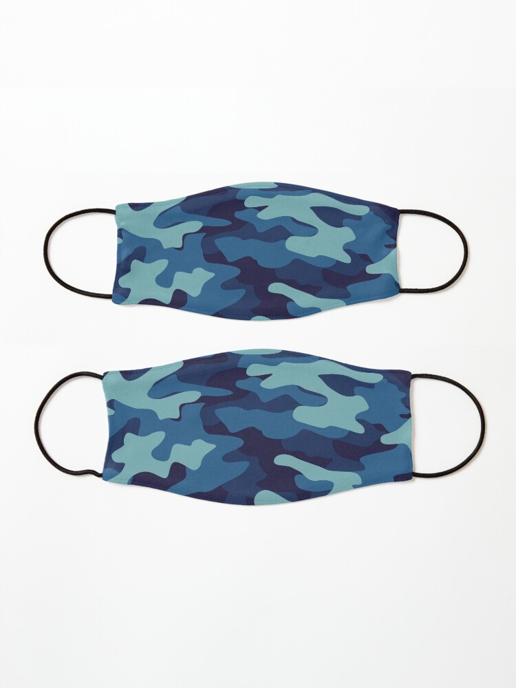 Alternate view of Blue Camouflage Mask
