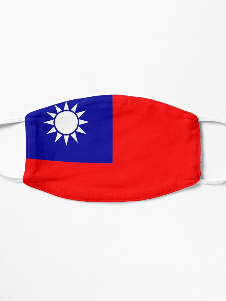Alternate view of Taiwan flag Taiwan Mask