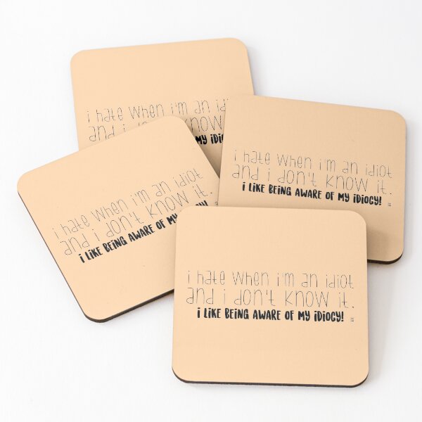 Item preview, I like being aware of my idiocy designed and sold by fanartbygabi | Gabi Veiga.