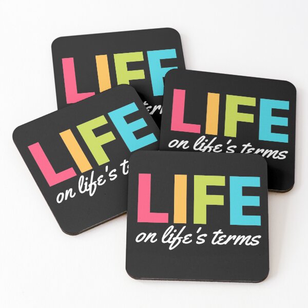 Item preview, Life On Life’s Terms Alcoholic Recovery designed and sold by tees4gees.
