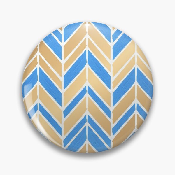 Item preview, Intermittent Herringbone – Blue Gold Palette designed and sold by Cat Coquillette.