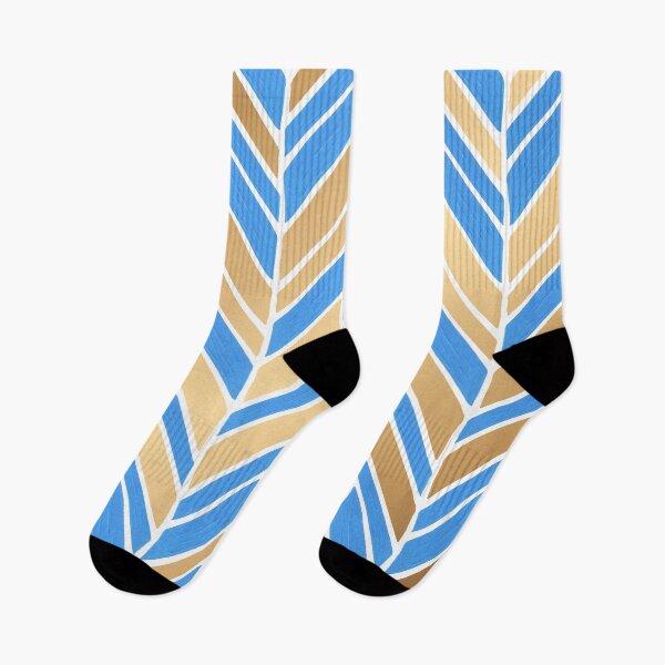 Item preview, Intermittent Herringbone – Blue Gold Palette designed and sold by Cat Coquillette.