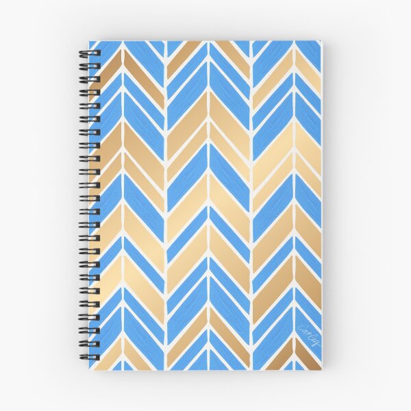 Item preview, Intermittent Herringbone – Blue Gold Palette designed and sold by Cat Coquillette.