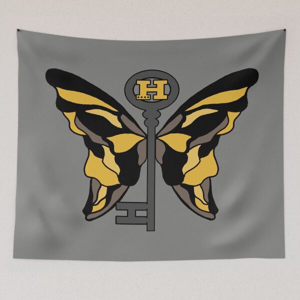 Item preview, yellow and black winged key designed and sold by ZombieKittay.