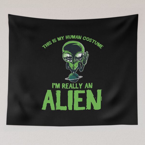 Item preview, My Human Costume Really An Alien Halloween Gift designed and sold by haselshirt.