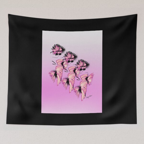 Item preview, Fashion illustration of models in pink and peach, pink background designed and sold by PetaJaneDesigns.