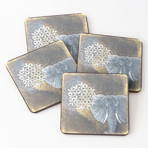 Item preview, Elephant spirit&Sacred geometry designed and sold by Nina  Dubinskaya.