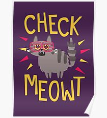Póster Comprobar Meowt
