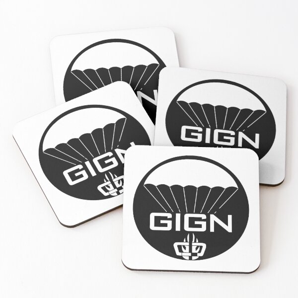 Item preview, GIGN Black logo French Special Forces designed and sold by Trendvia .