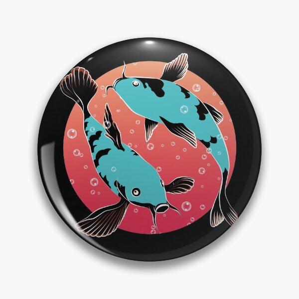 Item preview, Japanese Blue Koi Fish designed and sold by TMBTM.