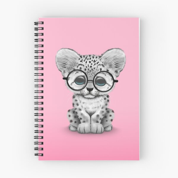 Item preview, Cute Snow Leopard Cub Wearing Glasses  designed and sold by JeffBartels.