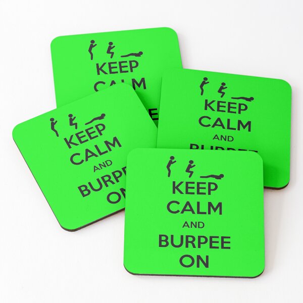 Item preview, Keep calm and burpee on designed and sold by The Fit.