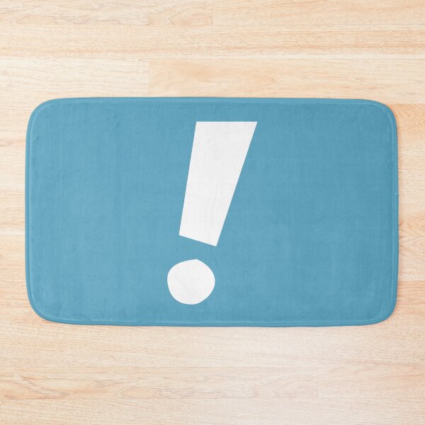 Item preview, White exclamation mark designed and sold by Davidfs.