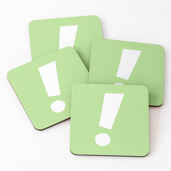 Item preview, White exclamation mark designed and sold by Davidfs.