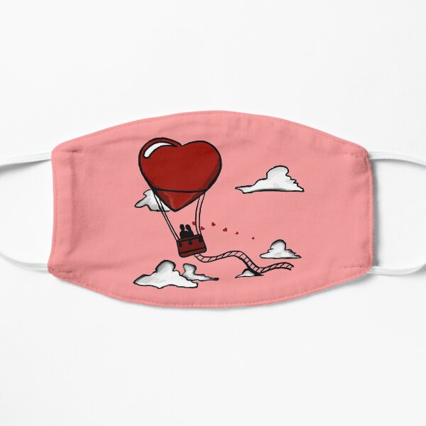 Herz Heißluftballon Maske