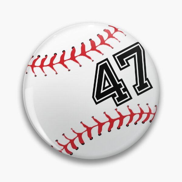 Item preview, Baseball Player Jersey No 47 Back Number #47 Ball Sport Sticker Gift designed and sold by theshirtinator.
