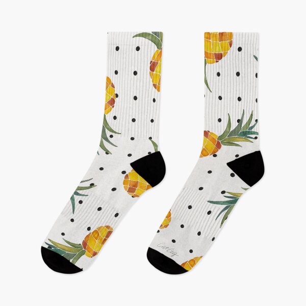 Item preview, Pineapple Polka Dots designed and sold by Cat Coquillette.