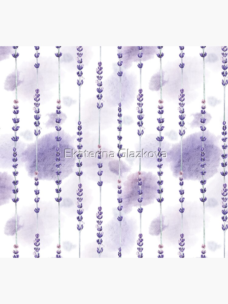 Watercolor lavender by Glazkova