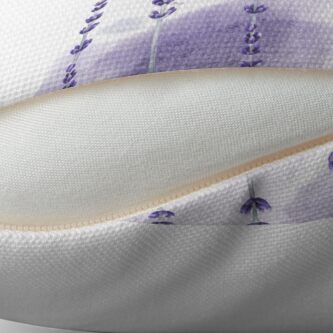 Alternate view of Watercolor lavender Floor Pillow