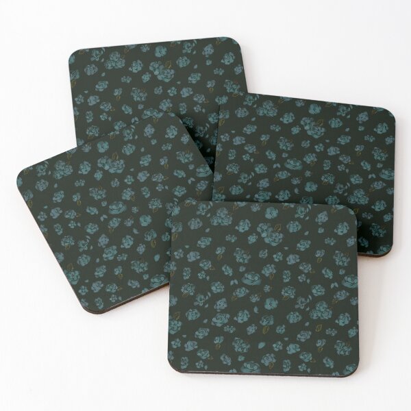 Item preview, Roses, Roses (dark teal) designed and sold by KIRISKA.