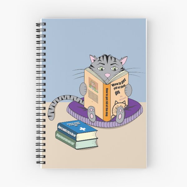 Item preview, Reading cat in confinement designed and sold by iCraftCafe.
