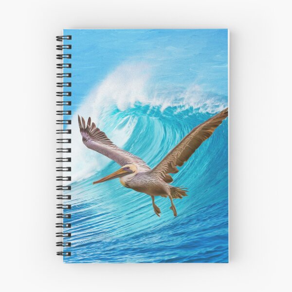 Item preview, Brown Pelican Wings and Waves designed and sold by FineArtography.