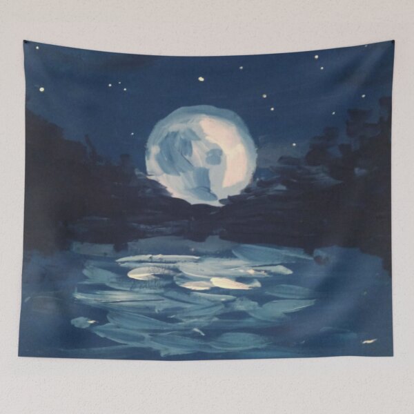 Item preview, Moonlit Lake designed and sold by Moopichino.