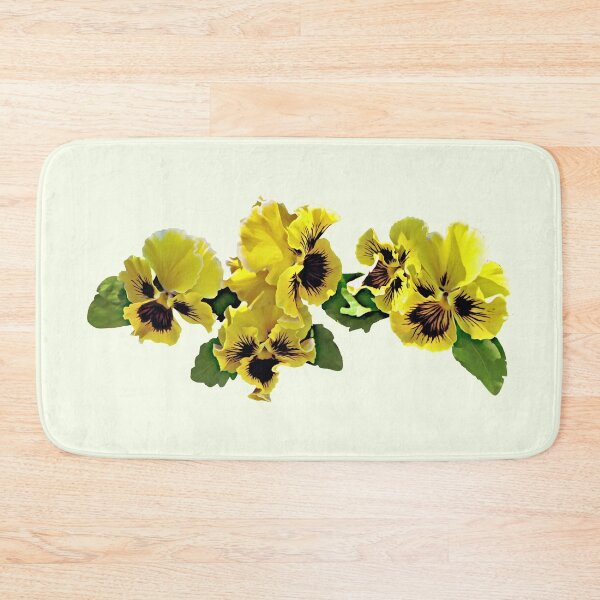 Item preview, Frilly Yellow Pansies designed and sold by Susan Savad.