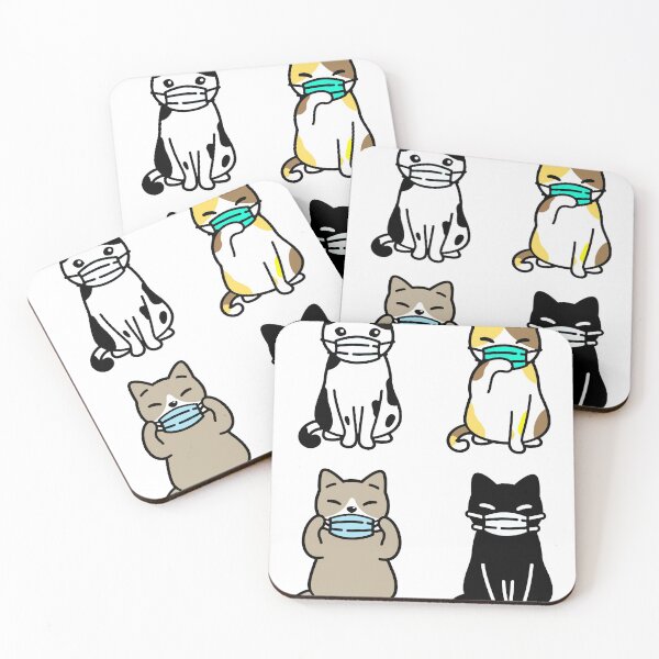 Item preview, Cute Pet Kitten Lovers Gift Cat Mascarilla designed and sold by Twitties-.