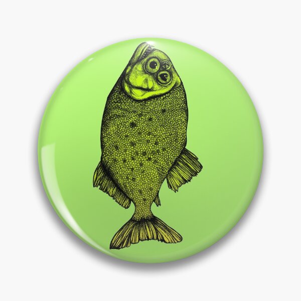Item preview, Piranha green designed and sold by fakeface.