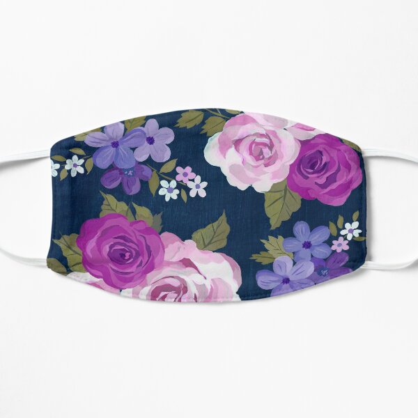Garden at Midnight Flat Mask