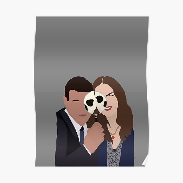 Minimalist Temperance Brennan and Seeley Booth Poster
