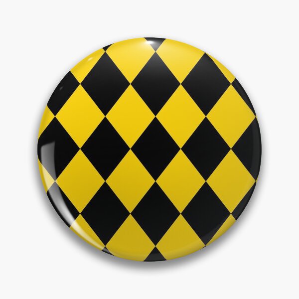 Item preview, Black and Yellow Harlequin Pattern designed and sold by TMBTM.
