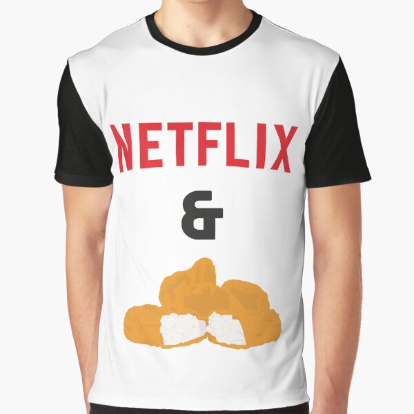 Artikel-Vorschau von Netflix und Chicken Nuggets, designt und verkauft von Hevding.