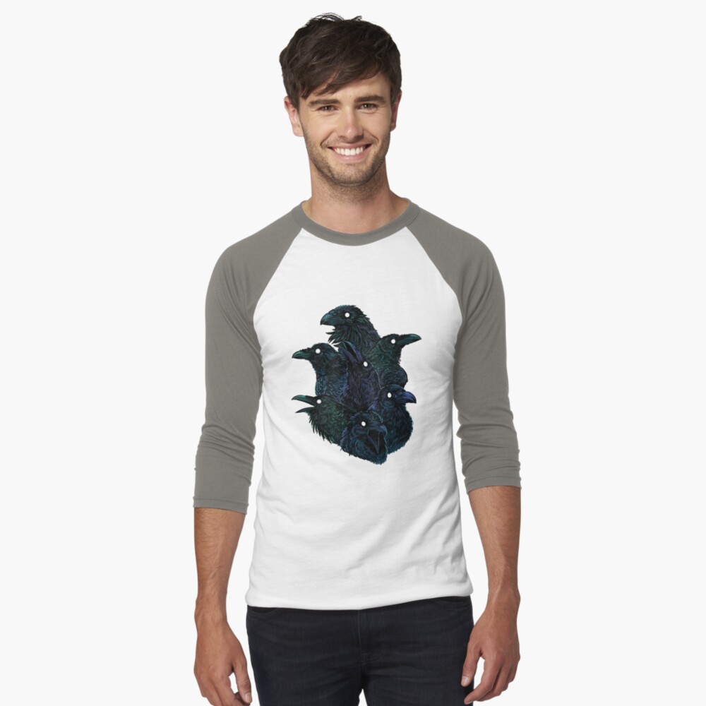Item preview, Baseball ¾ Sleeve T-Shirt designed and sold by freeminds.