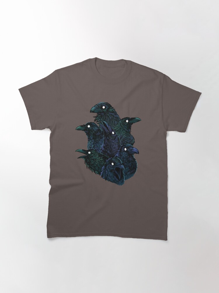 Alternate view of Raven pattern Classic T-Shirt