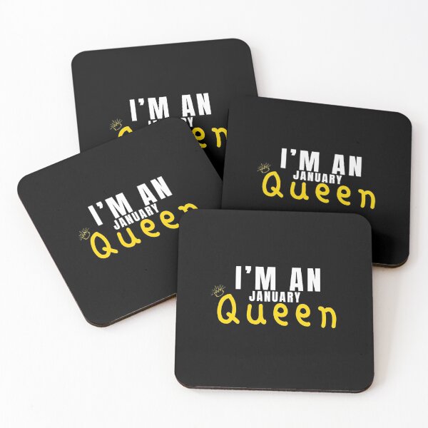 Item preview, BIRTHDAY T-SHIRT I'M AN JANUARY QUEEN  designed and sold by CYGIS STORE.